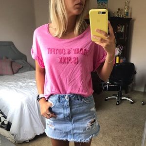 Zara “Today’s Outfit is Pink Shirt”